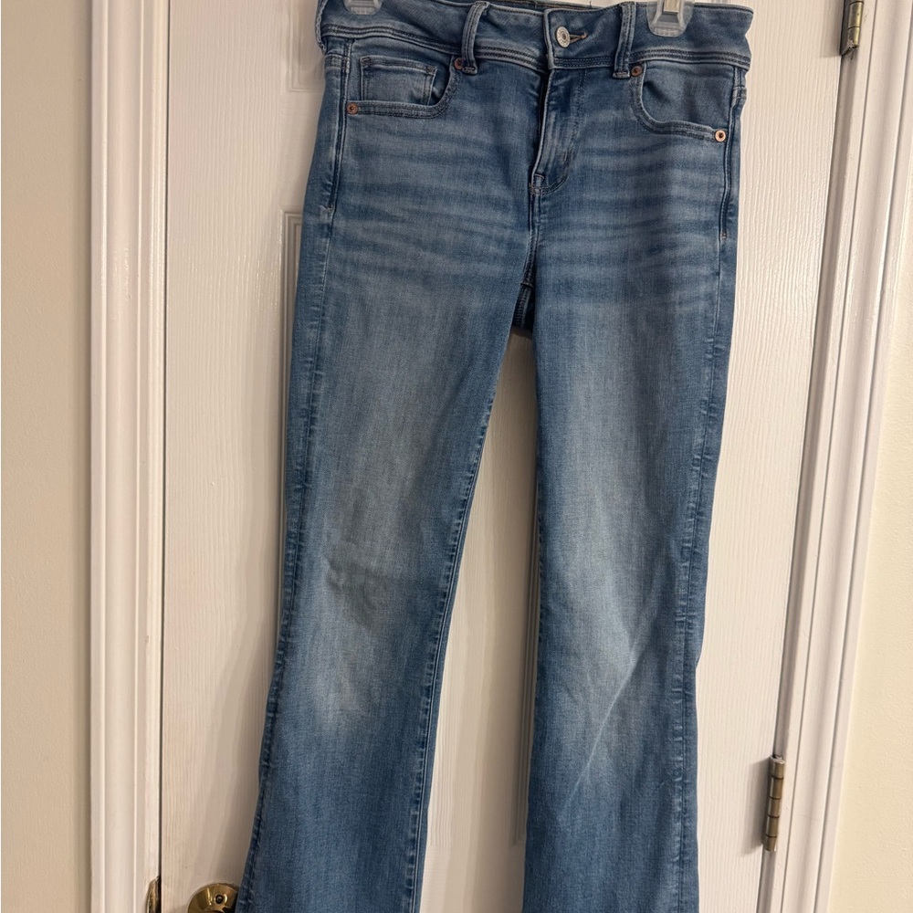 American Eagle Outfitters Light Blue Flare Jeans
